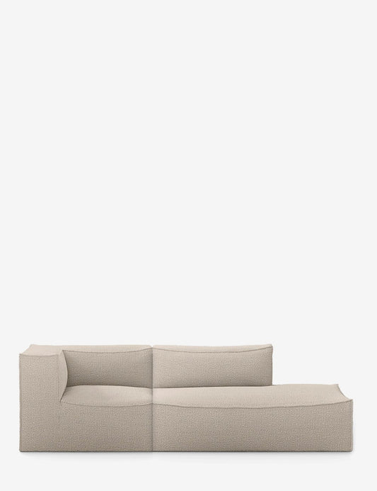 catena sofa wool bouclé comb 3 left