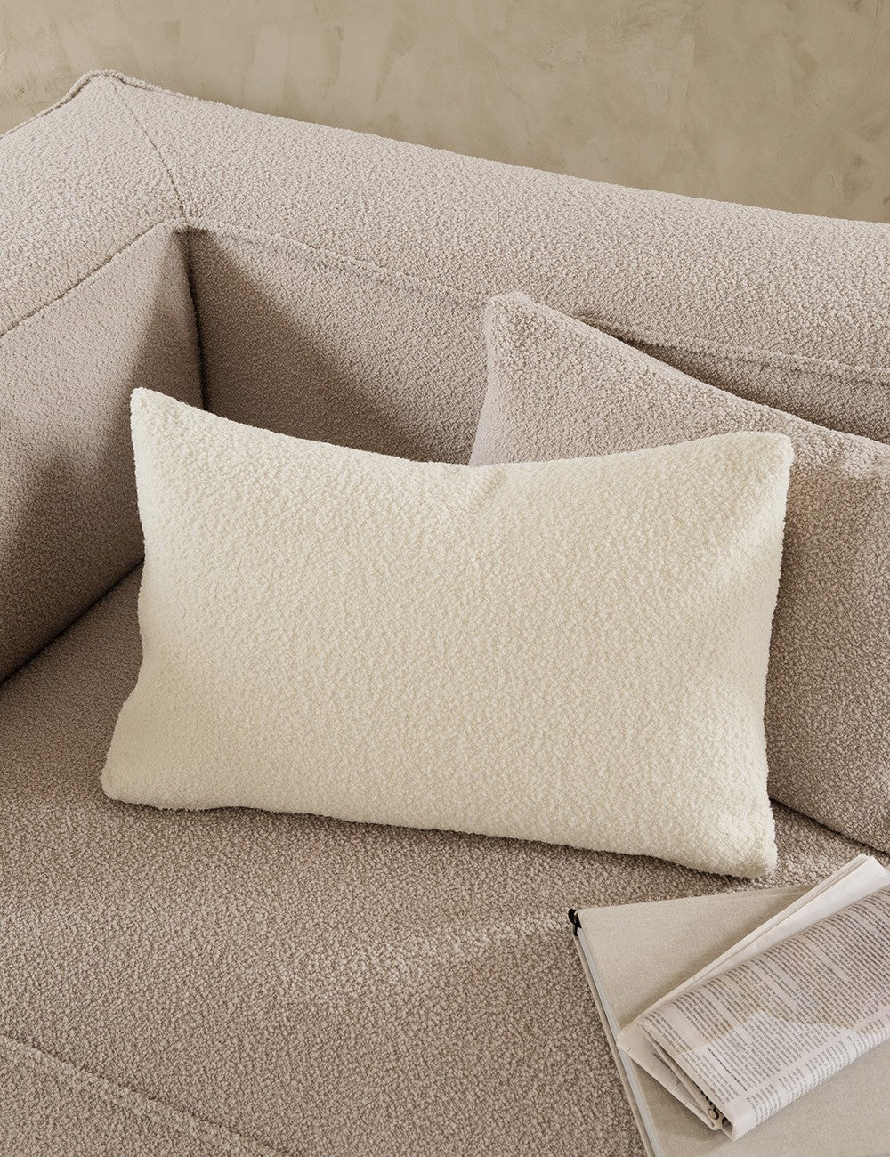 divano catena in lana bouclé pettine 2