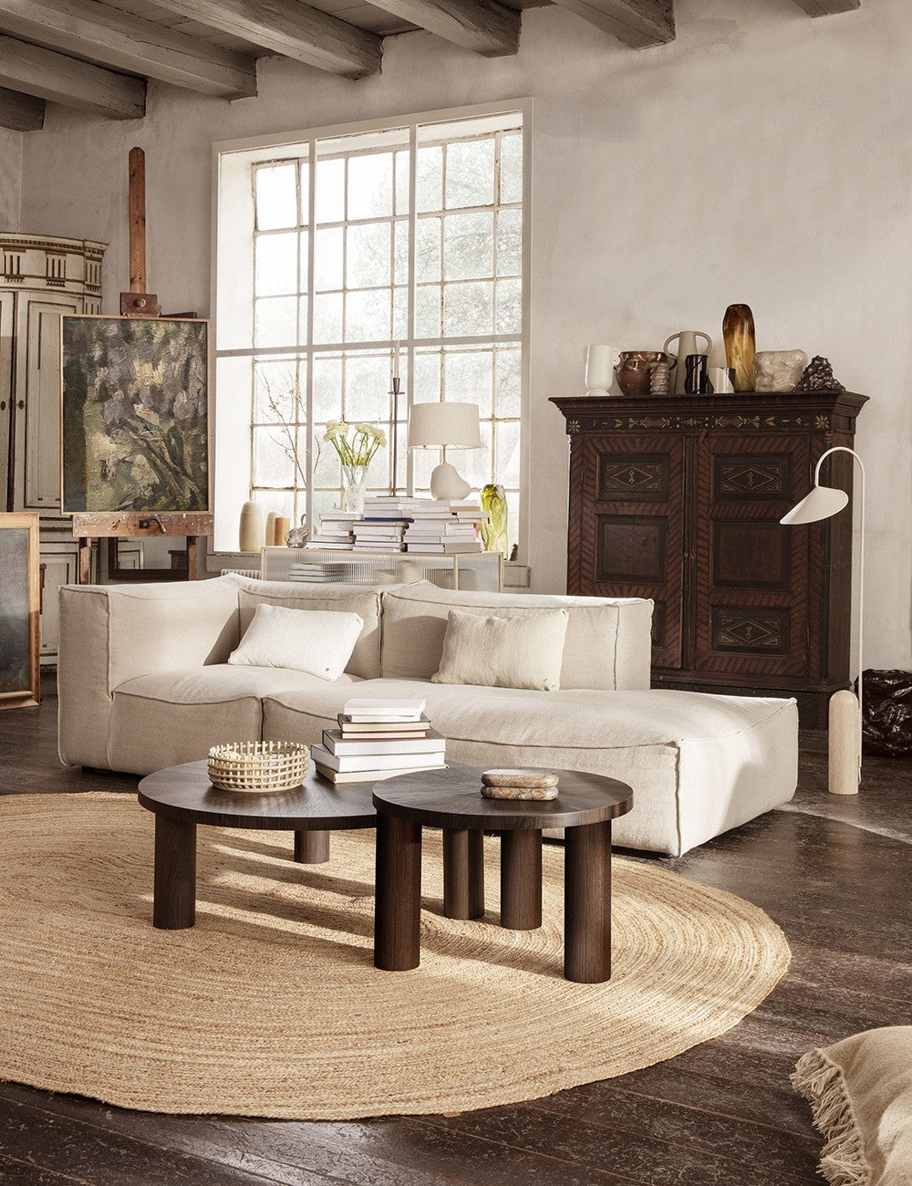 CATENA SOFA LINENS COMB 4 LEFT