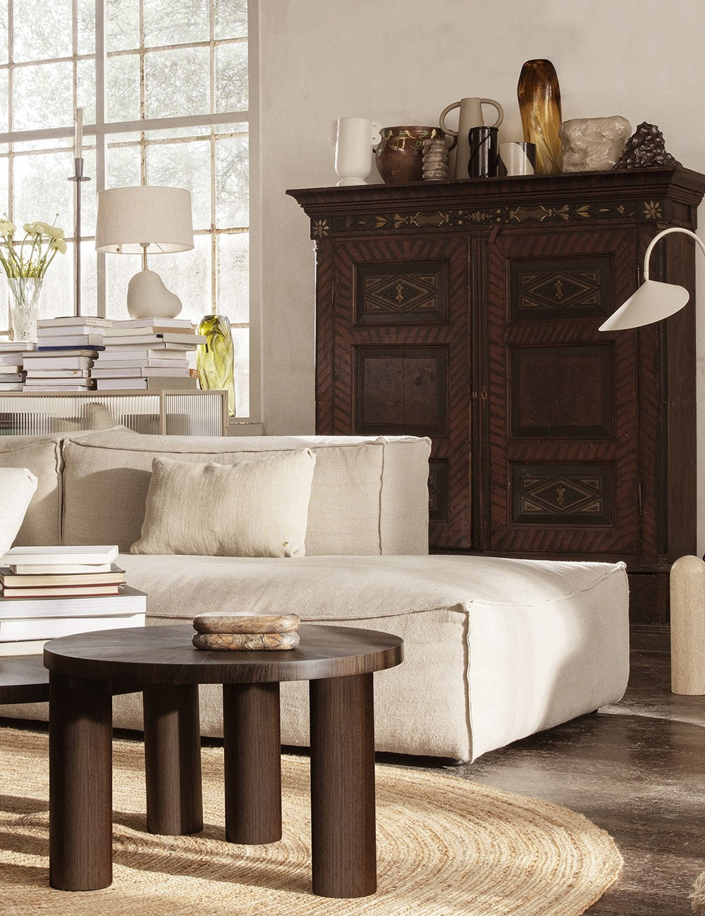 catena divano biancheria pettine 3 destra