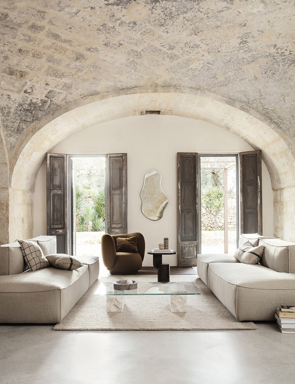 catena divano biancheria pettine 3 destra