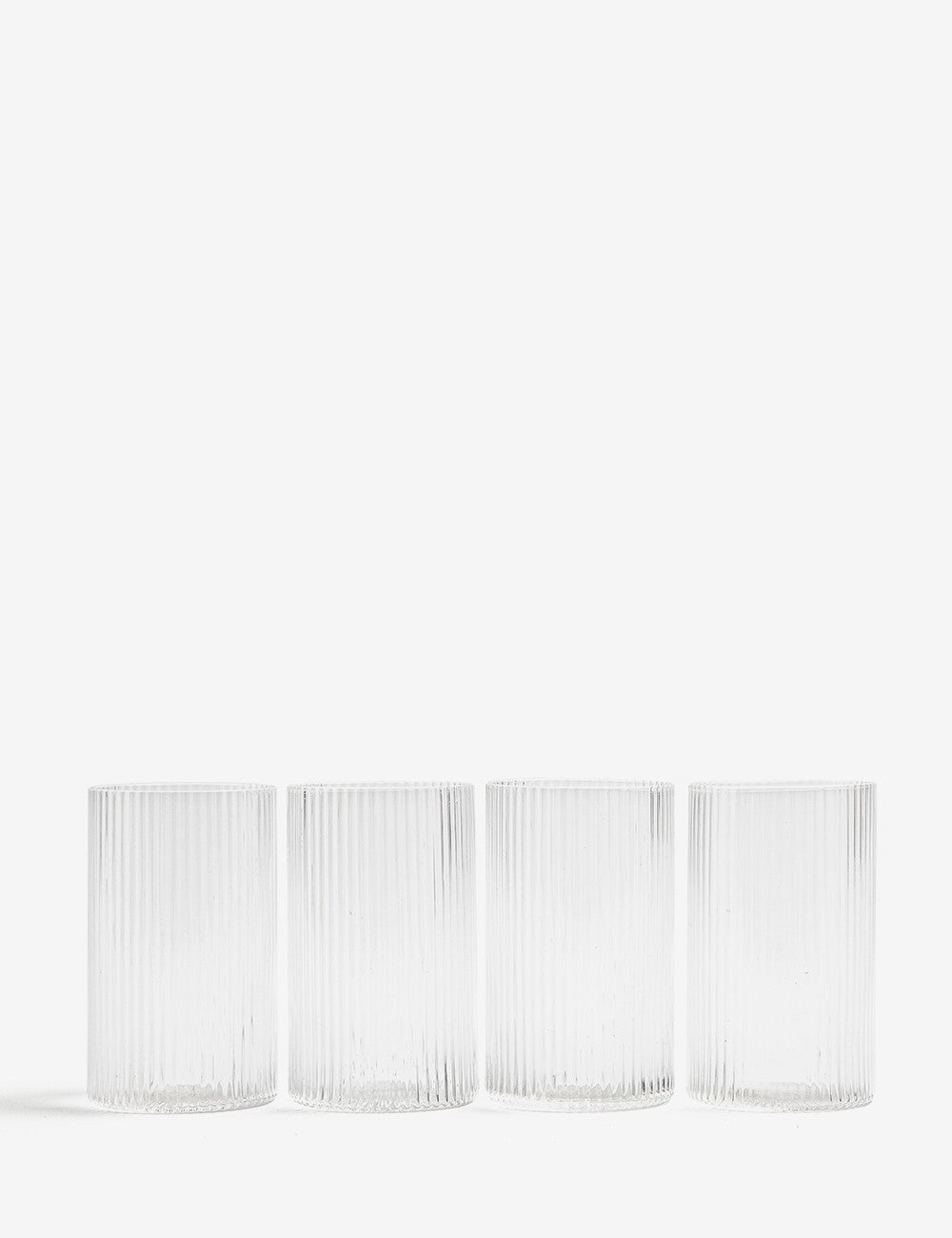 RIPPLE VERRINES SET 4 SET