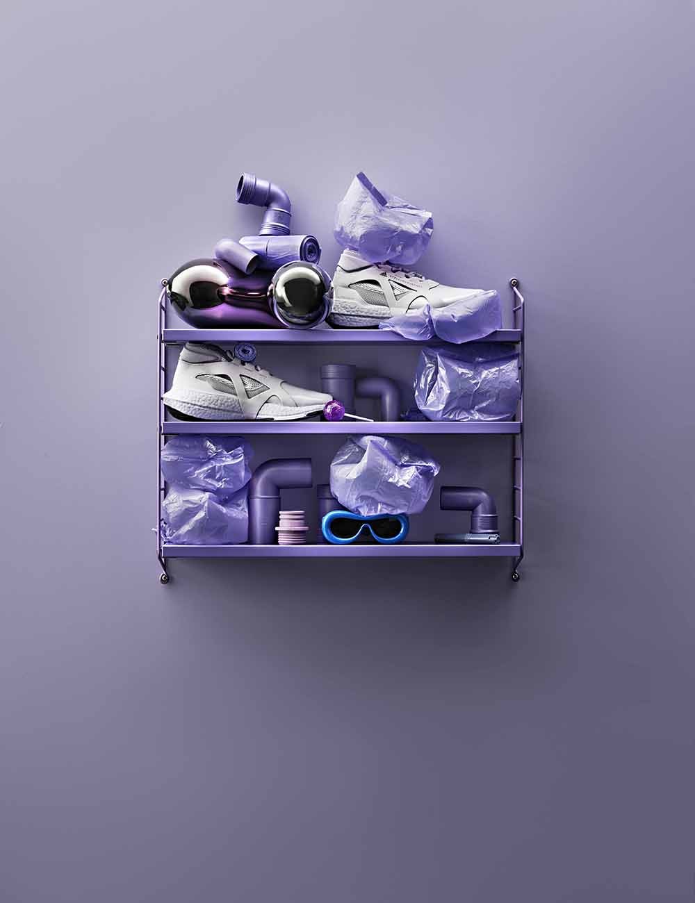 string pocket purple