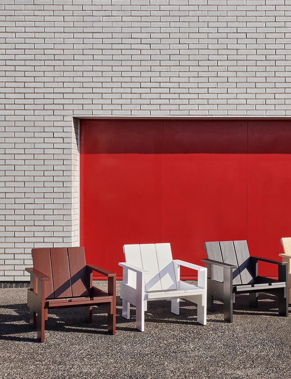 chaise longue en caisse