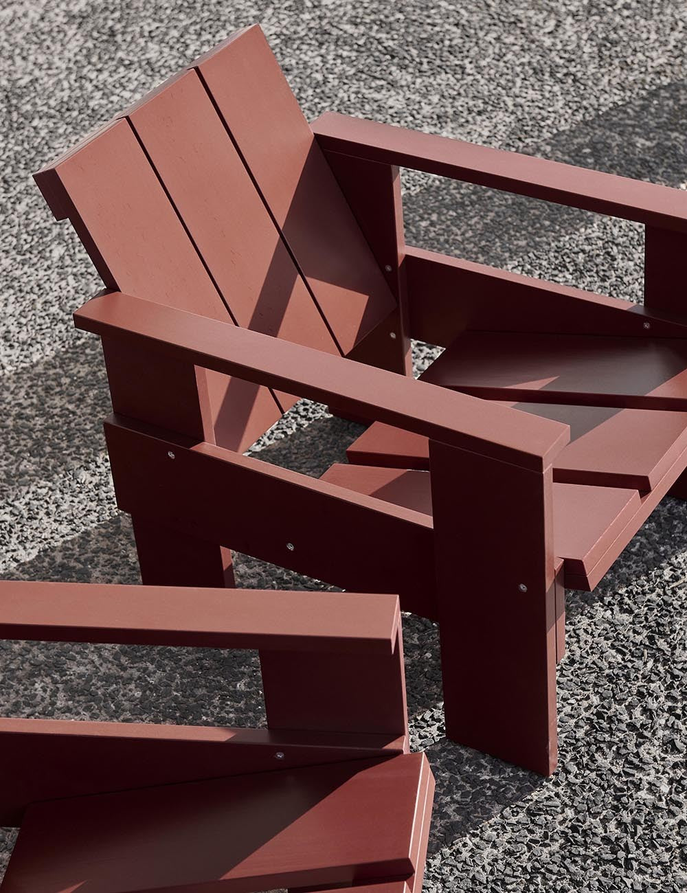 chaise longue en caisse