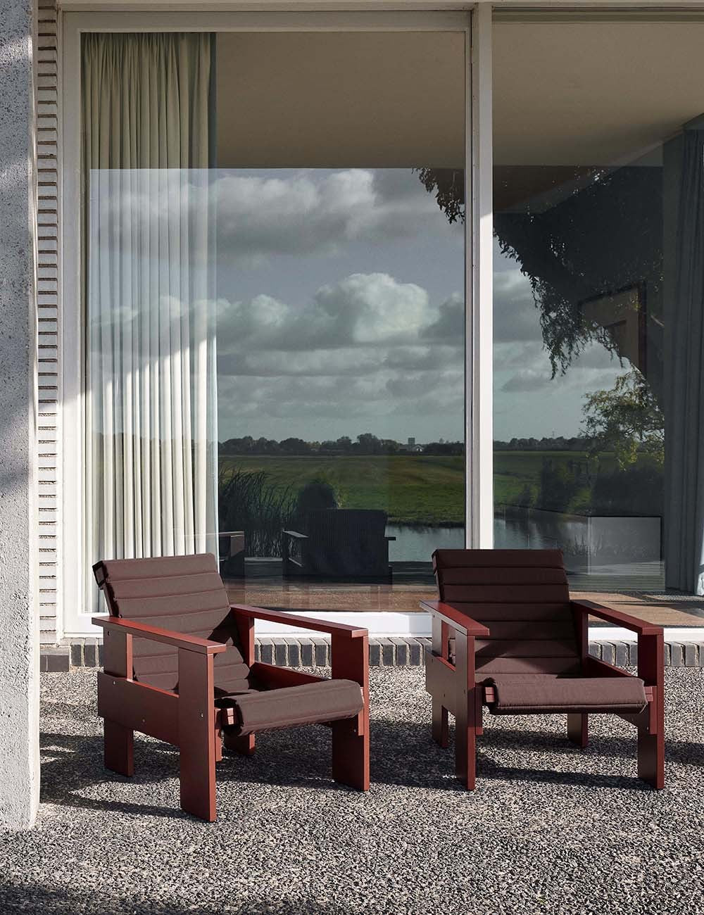 chaise longue en caisse