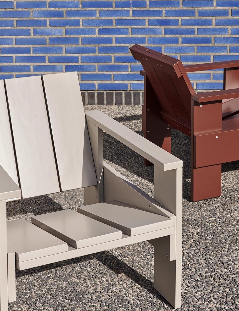 chaise longue en caisse