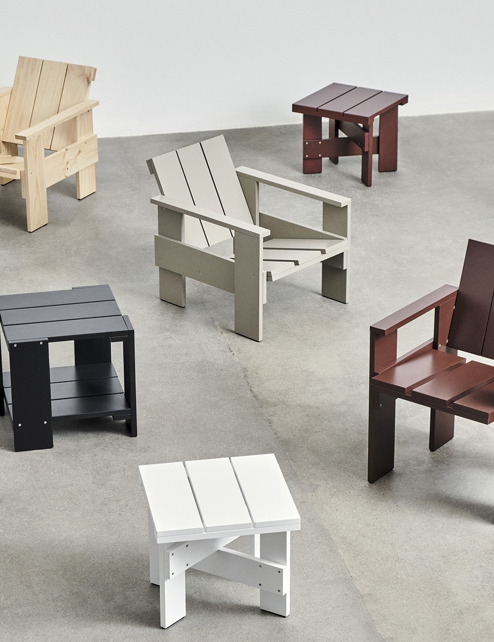 table d'appoint en caisse