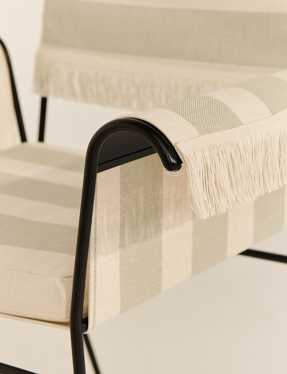 Tropique dining chair fringes