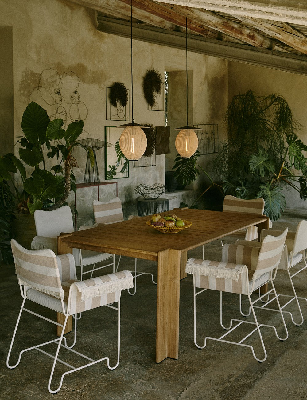 lampada a sospensione satellitare per esterni