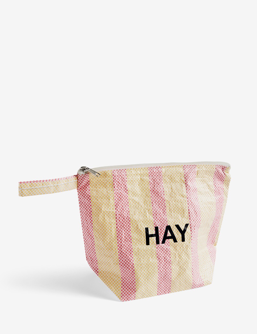 CANDY STRIPE WASH BAG M