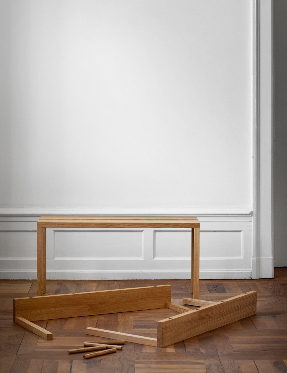 banc à chevilles