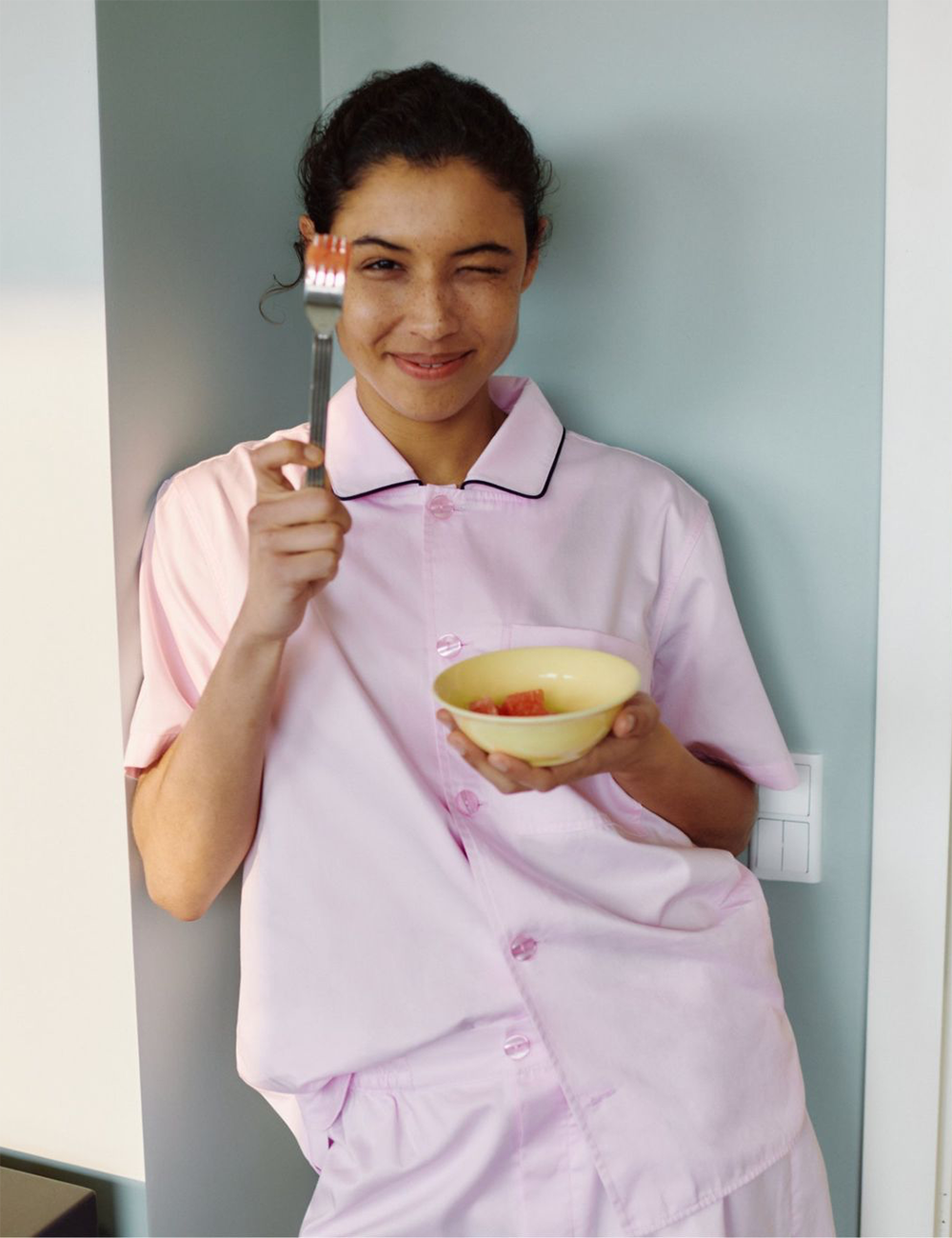 outline pyjama s/s shirt