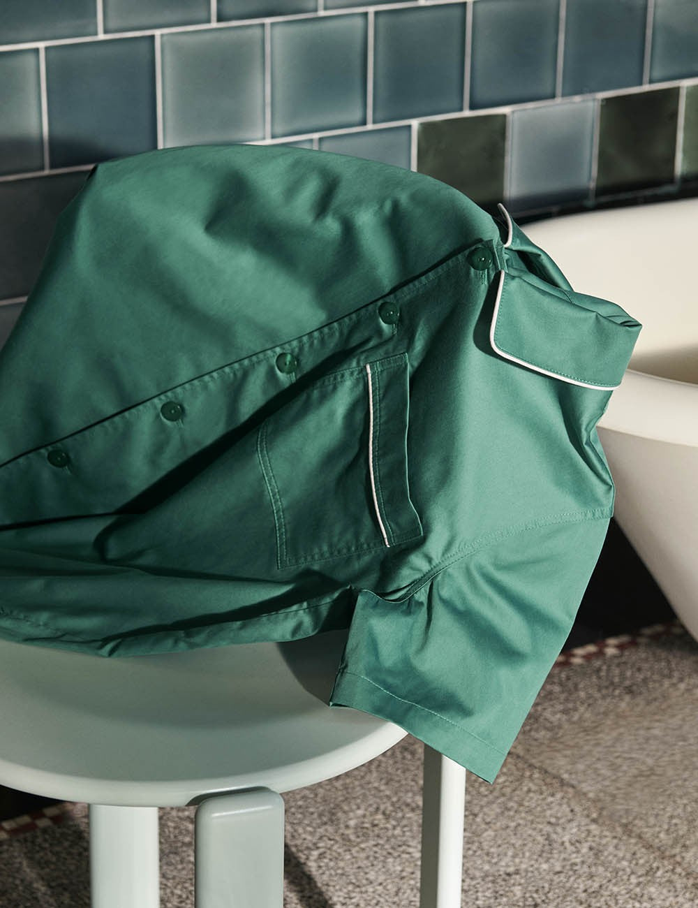 OUTLINE PYJAMA S/S SHIRT