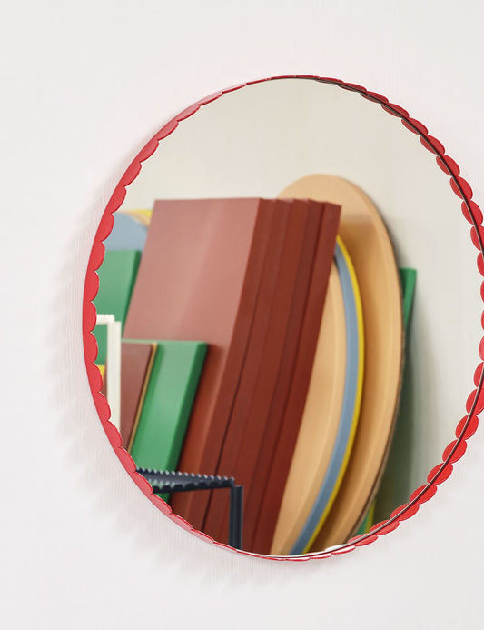 espejo arcs round red