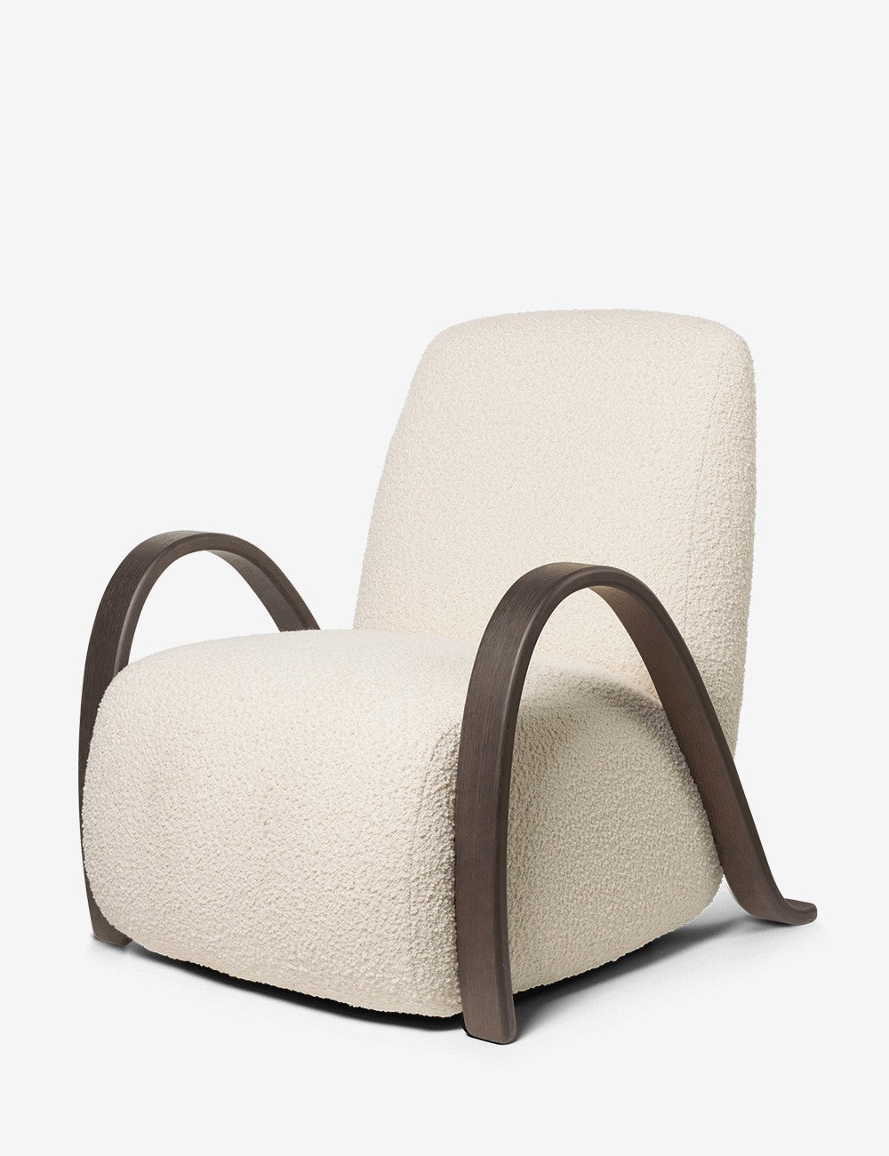 buur lounge chair nordic bouclé