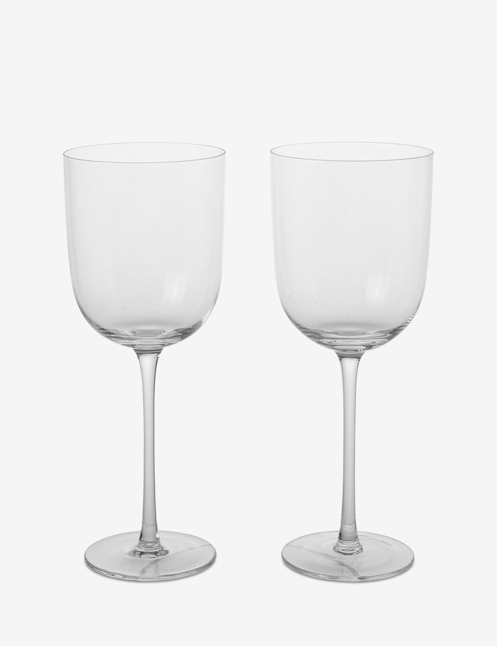 ensemble de 2 verres à vin rouge