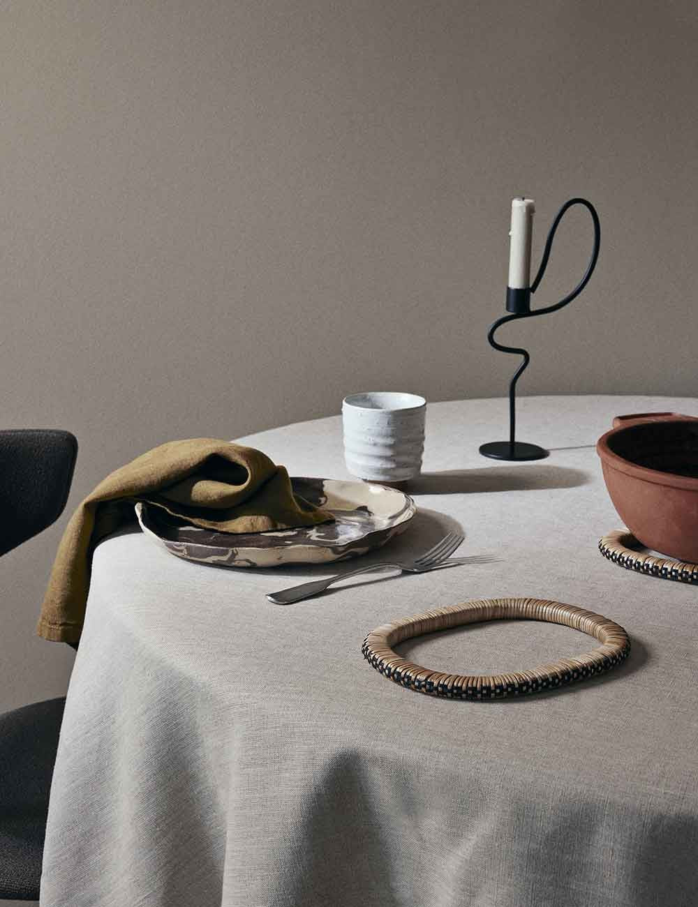 dessous de plat tissés, lot de 2