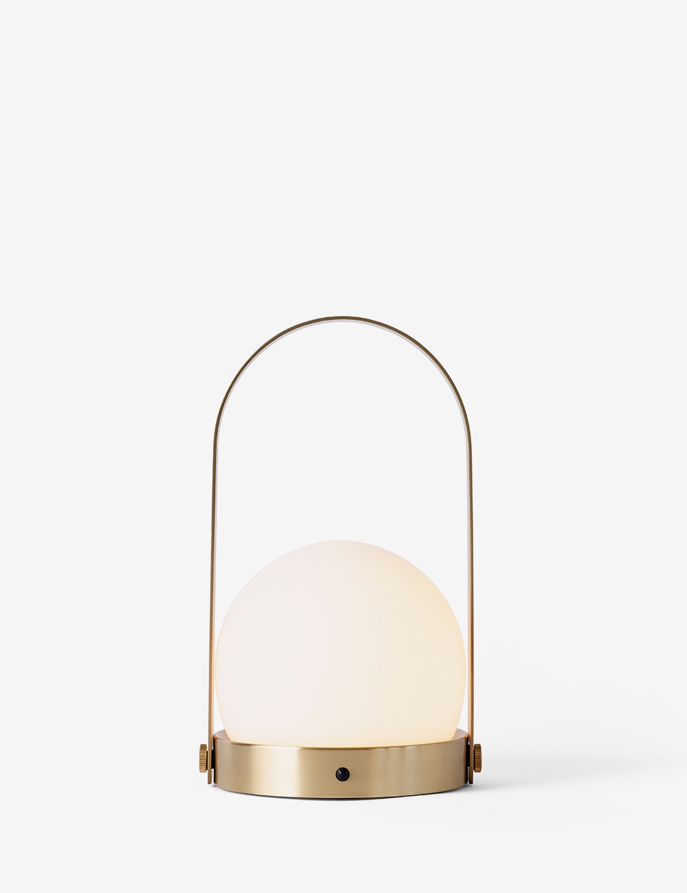 carrie lamp brass