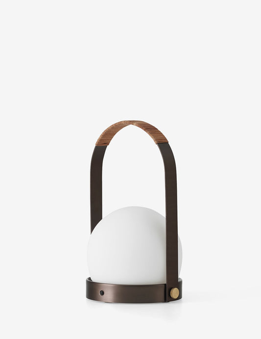 carrie lamp brass