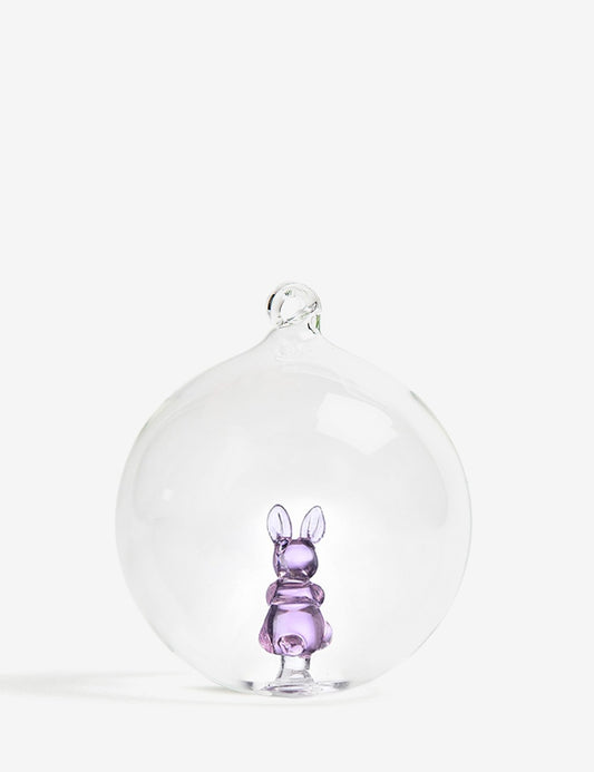 RABBIT GLASS BALL