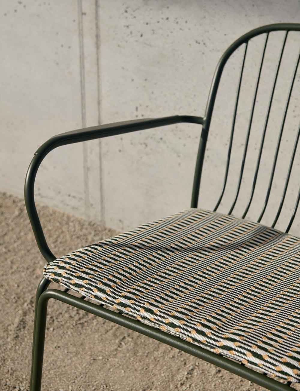 THORVALD LOUNGE CHAIR SEAT PAD MARQUETRY BORA