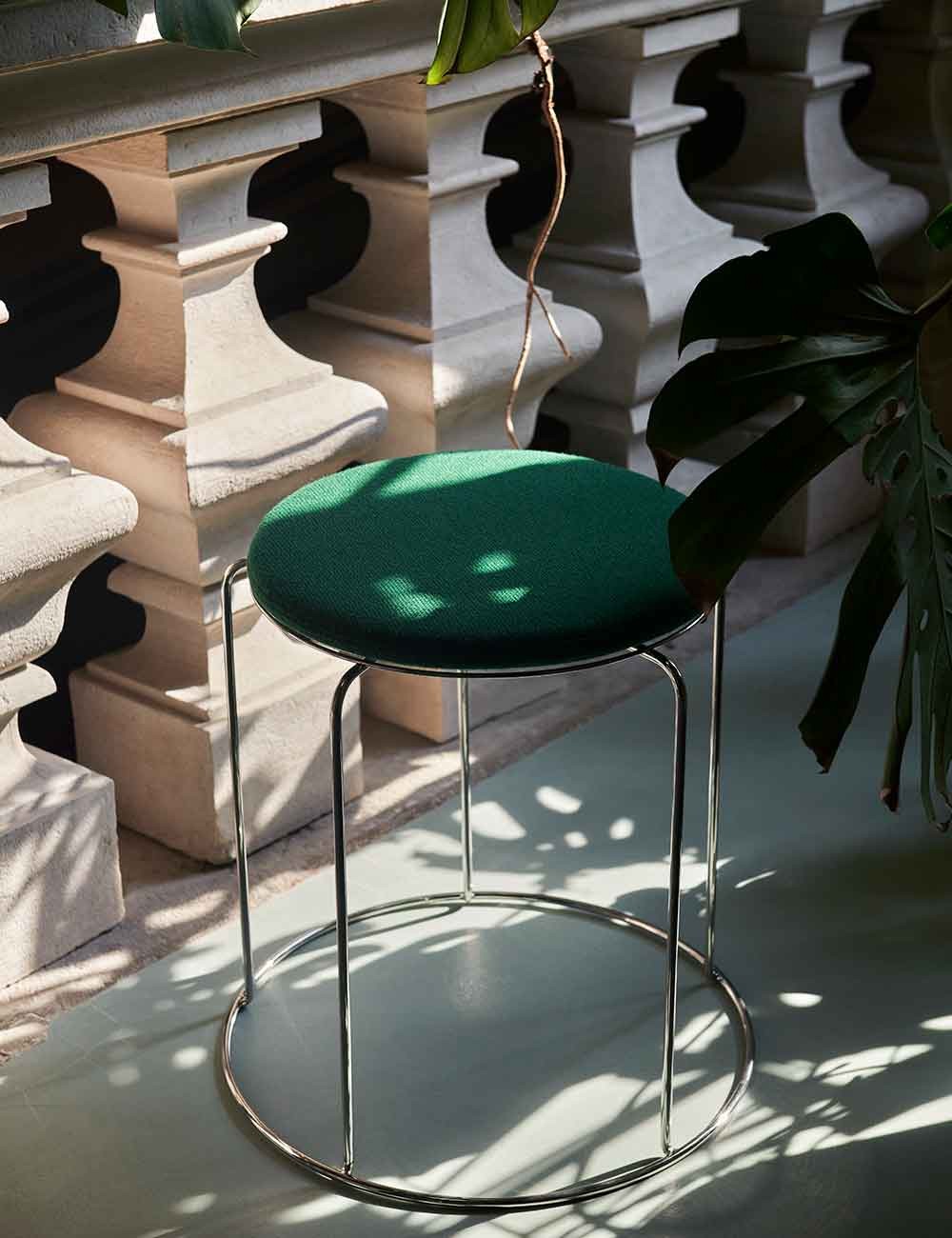coussin de siège de tabouret en fil hallingdal