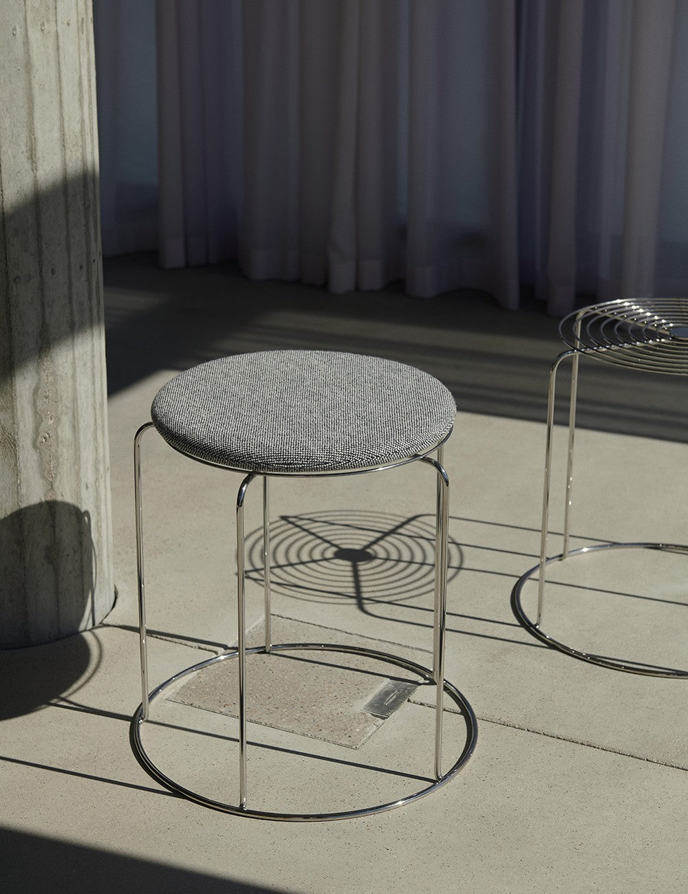 coussin de siège de tabouret en fil hallingdal
