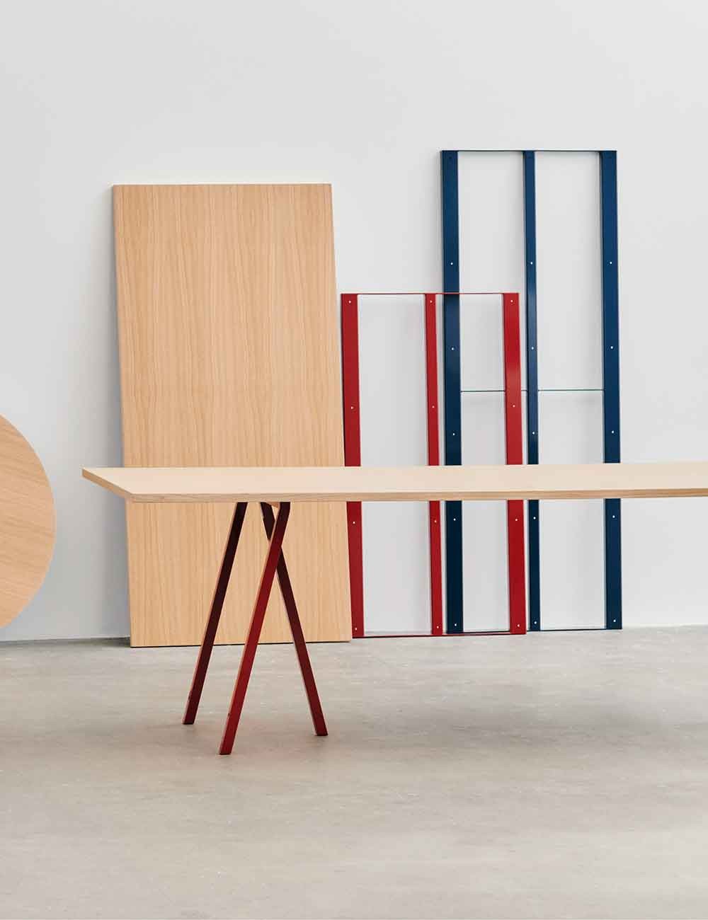 ensemble de cadre de support en boucle