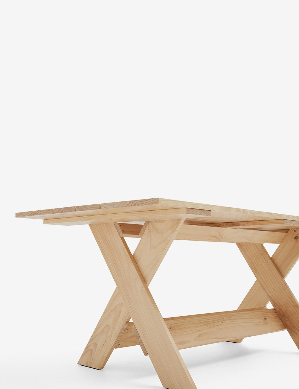 table à manger en caisse 180