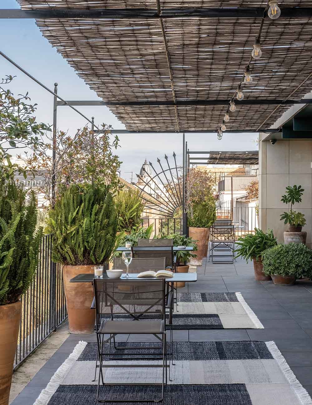 trois tapis d'extérieur