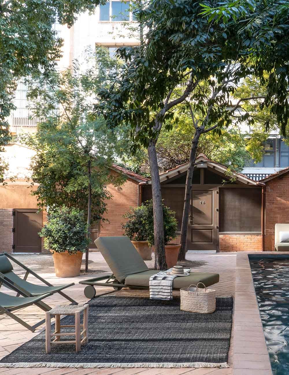 Tapis d'extérieur très texturé