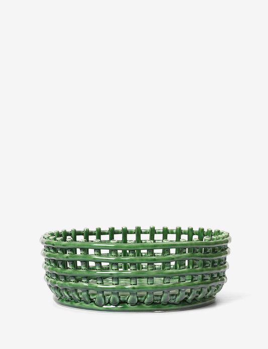 CERAMIC CENTREPIECE GREEN