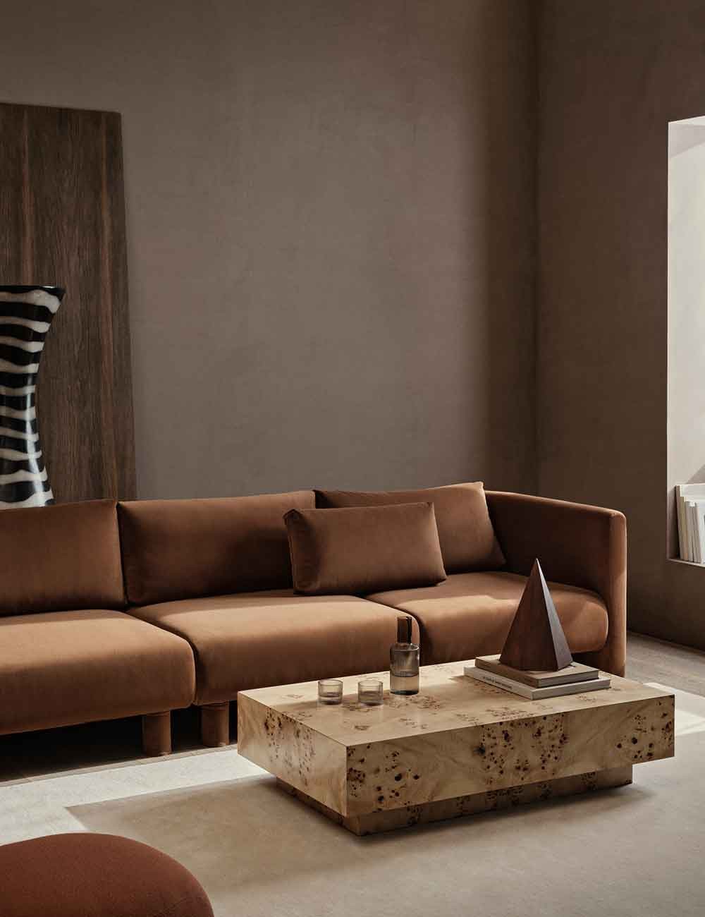 table basse en ronce