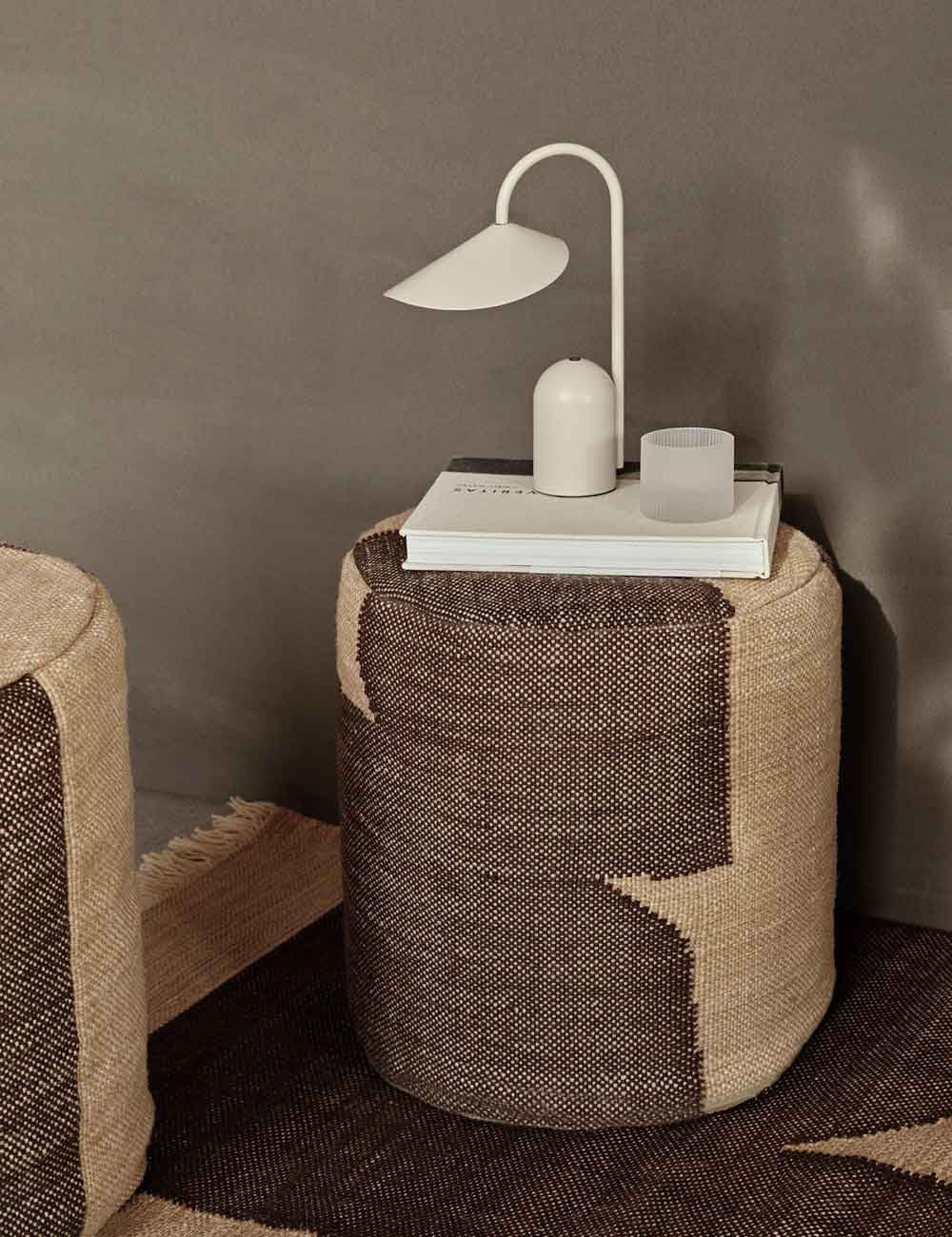 forene cylinder pouf