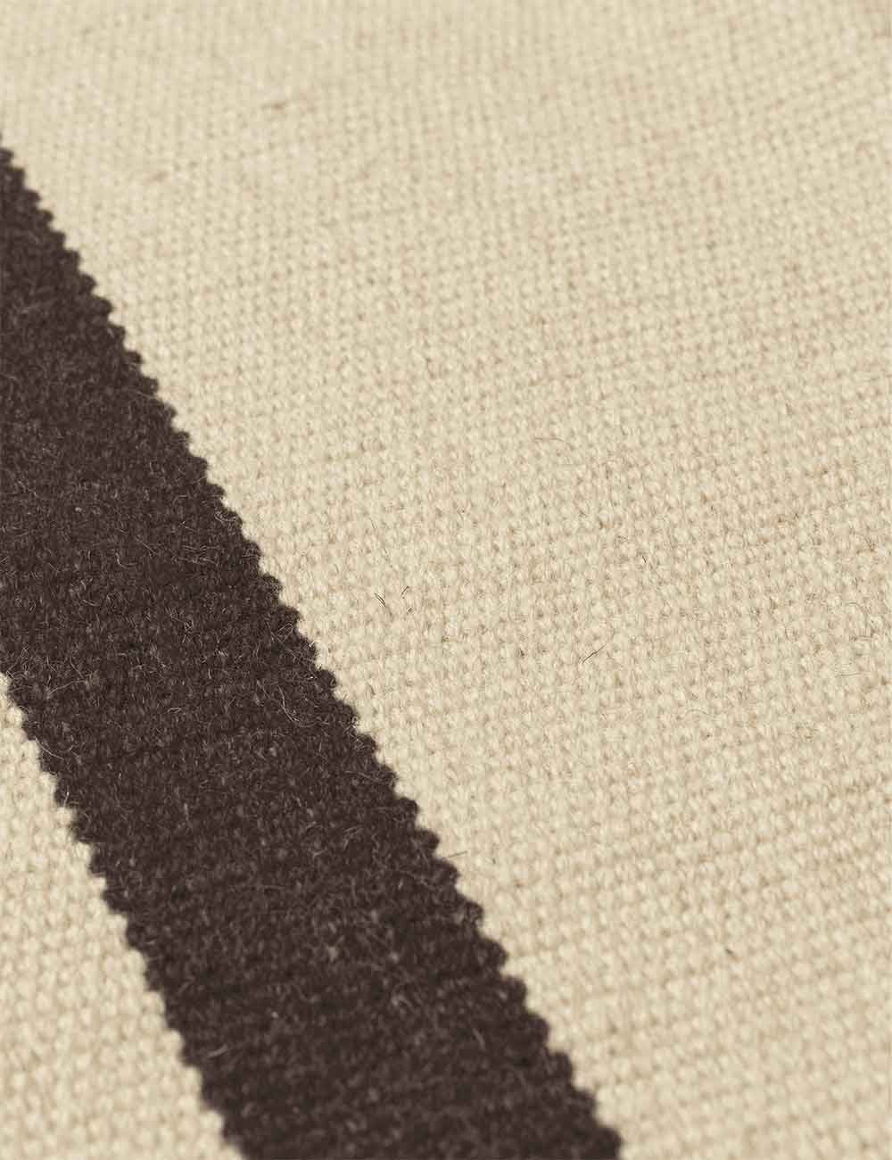 tapis kelim calme blanc cassé