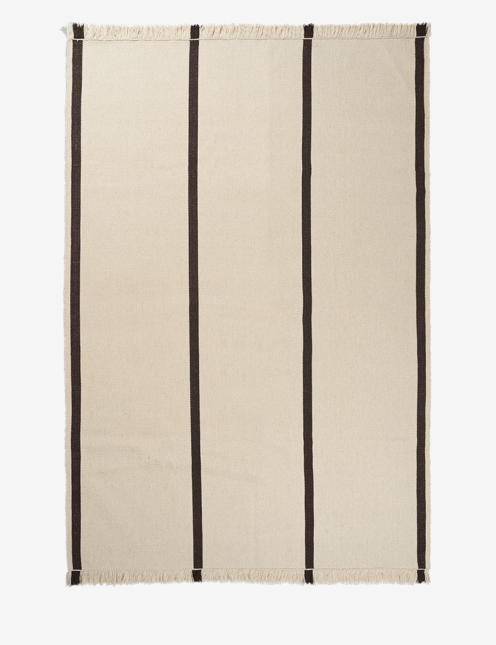 tapis kelim calme blanc cassé