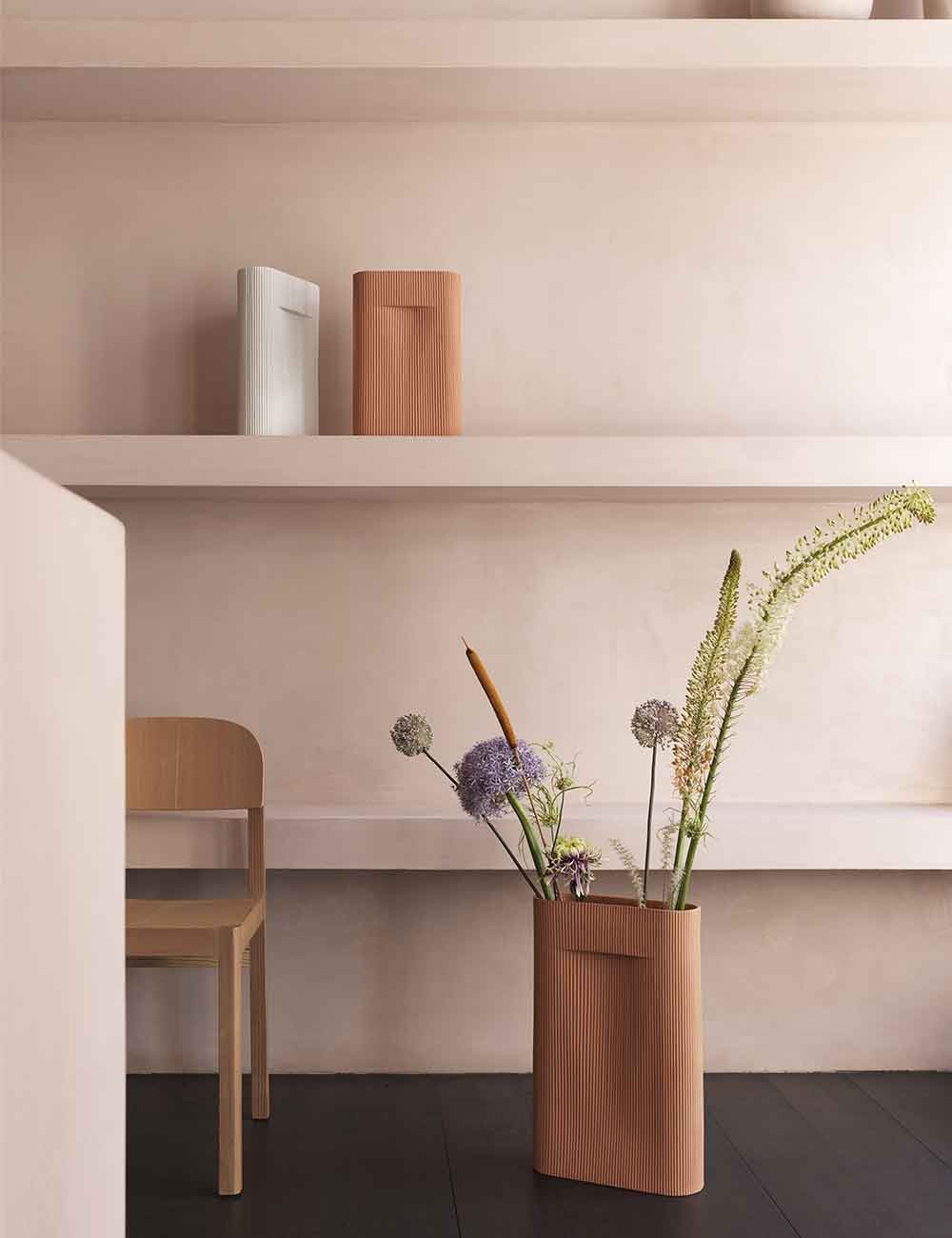 Ridge vase h48,5