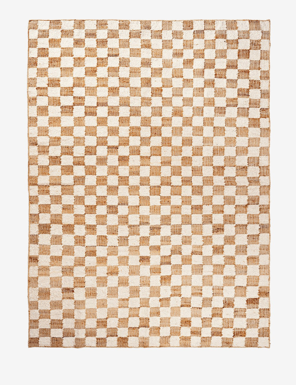 CHECK WOOL JUTE RUG