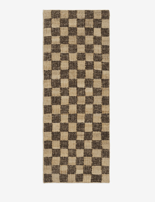 check wool jute runner