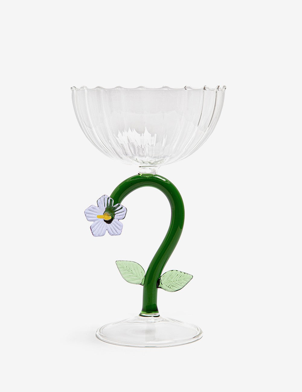 verre à champagne botanique