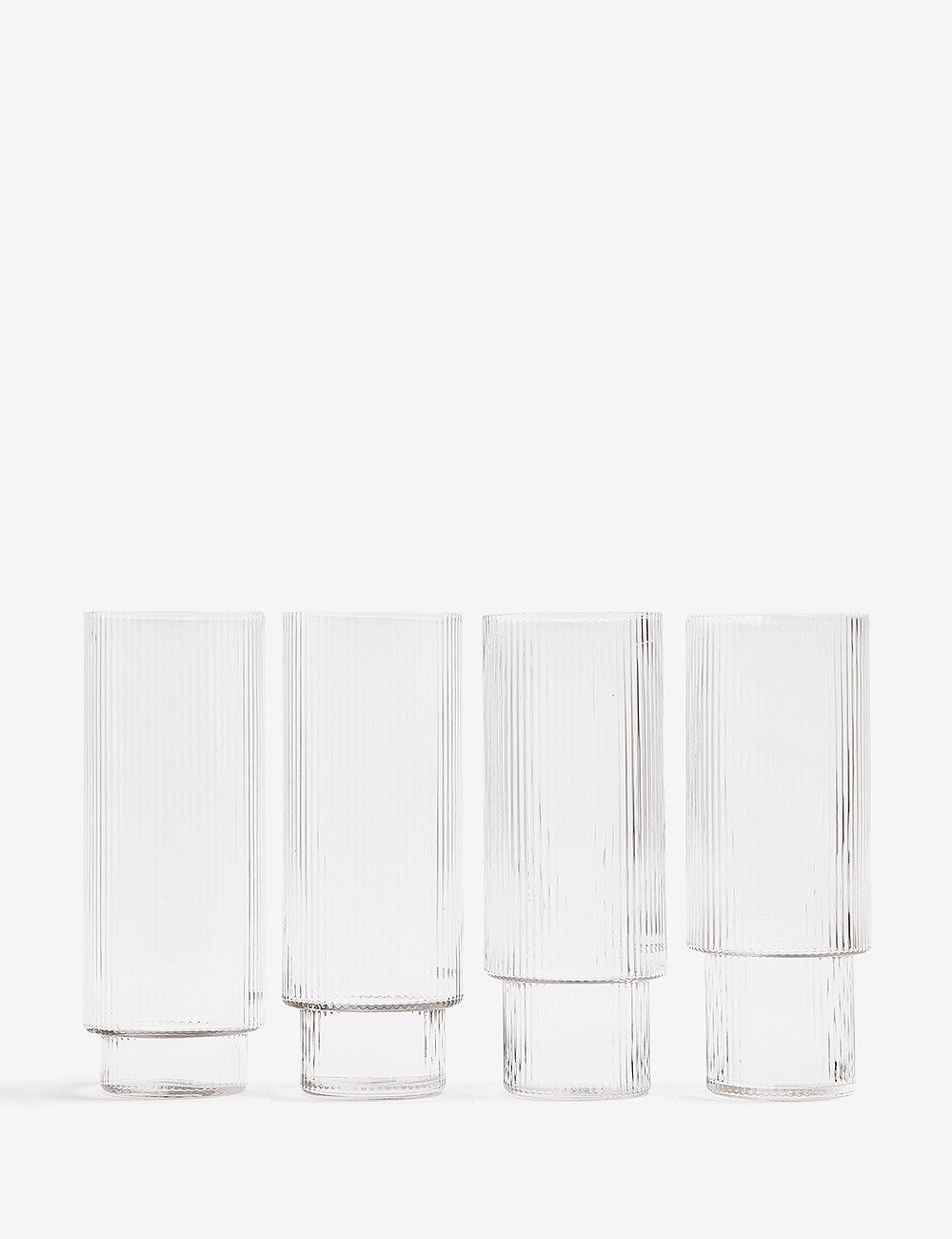 vasos ripple altos 4 set