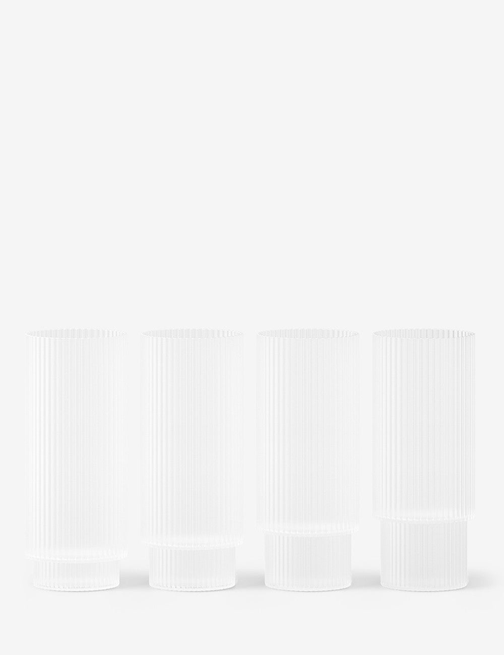 RIPPLE LONG DRINK GLASS 4 SET