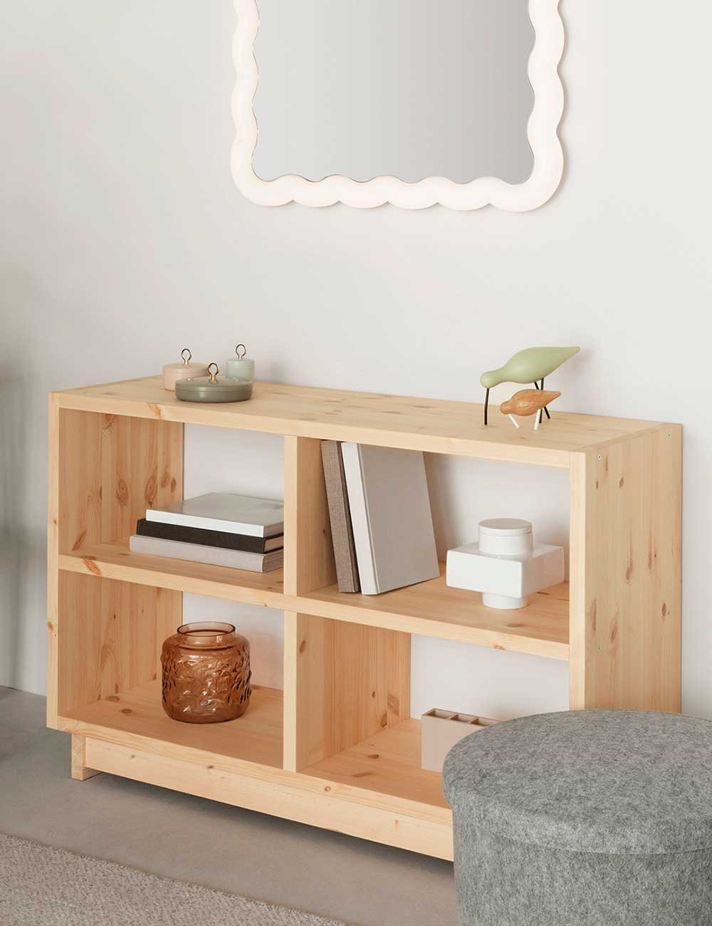 plank bookcase medium