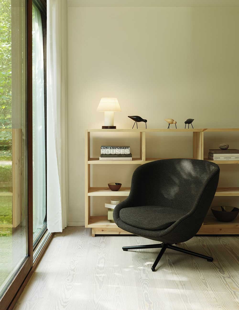 plank bookcase high