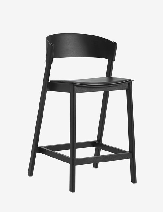cover counter stool refine leather