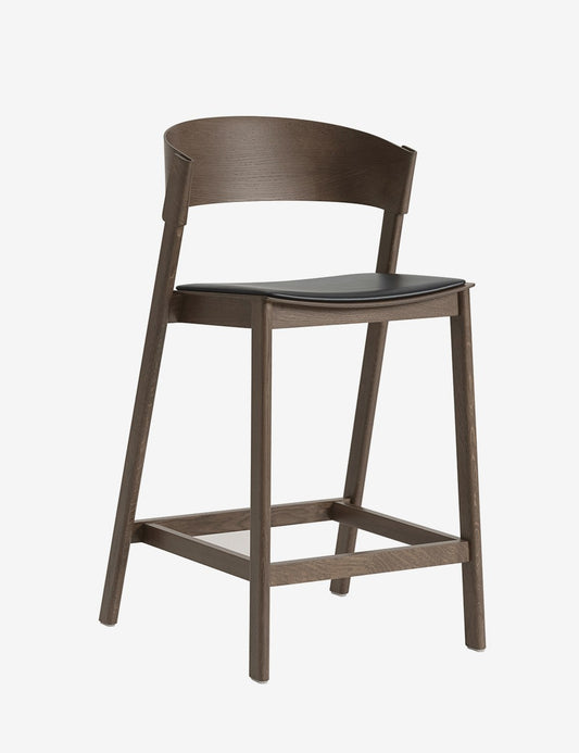 cover counter stool refine leather