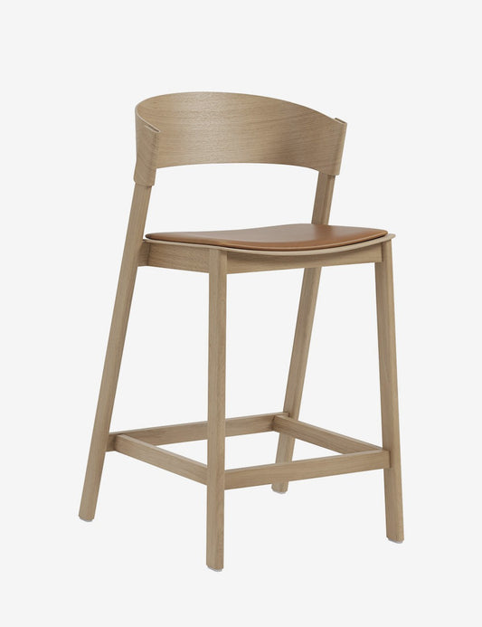 cover counter stool refine leather