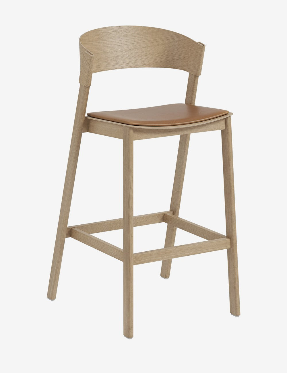 copri sgabello da bar in pelle raffinata