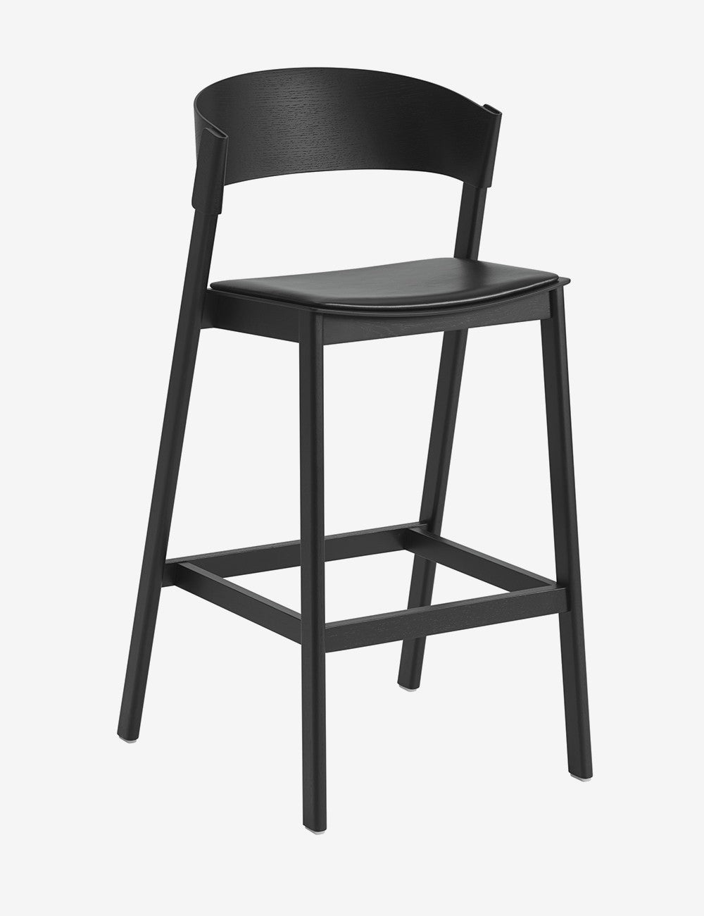 housse de tabouret de bar en cuir raffiné